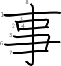 stroke order illustration