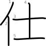 stroke order illustration