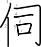 stroke order illustration