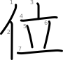 stroke order illustration