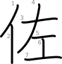 stroke order illustration