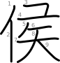 stroke order illustration