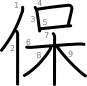 stroke order illustration