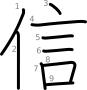 stroke order illustration