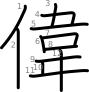 stroke order illustration