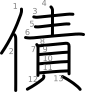 stroke order illustration