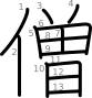 stroke order illustration