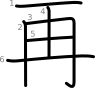 stroke order illustration