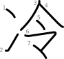 stroke order illustration