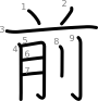 stroke order illustration