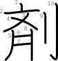 stroke order illustration