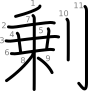 stroke order illustration