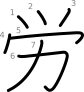 stroke order illustration