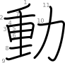 stroke order illustration