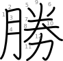 stroke order illustration