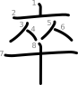 stroke order illustration