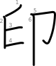 stroke order illustration