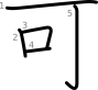 stroke order illustration