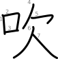 stroke order illustration