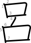 stroke order illustration