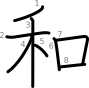 stroke order illustration