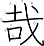 stroke order illustration