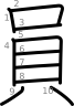 stroke order illustration