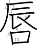 stroke order illustration