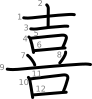 stroke order illustration