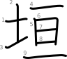 stroke order illustration