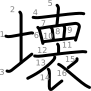 stroke order illustration