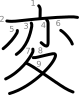 stroke order illustration