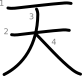 stroke order illustration