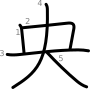 stroke order illustration