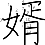 stroke order illustration