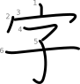 stroke order illustration