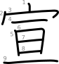 stroke order illustration