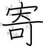 stroke order illustration