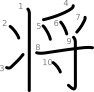 stroke order illustration