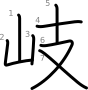 stroke order illustration