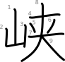 stroke order illustration