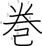 stroke order illustration