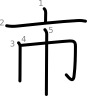 stroke order illustration