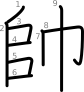 stroke order illustration