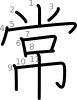 stroke order illustration