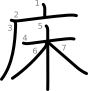 stroke order illustration