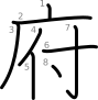 stroke order illustration