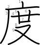 stroke order illustration