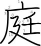 stroke order illustration