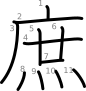 stroke order illustration